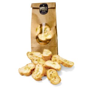 Crostini senza glutine e senza lattosio